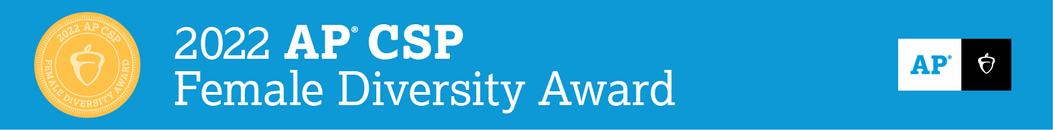 AP Female Diversity Award Banner 2022